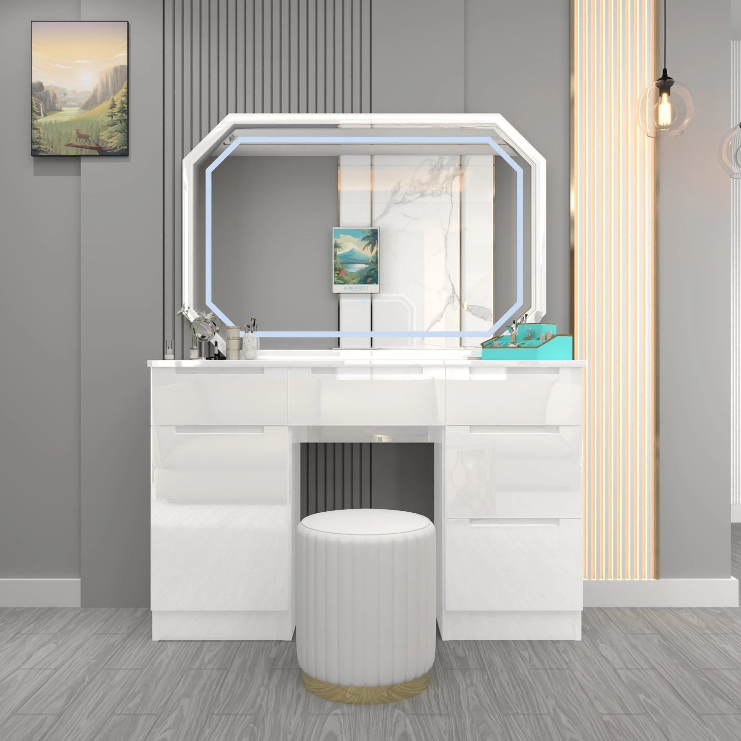 White