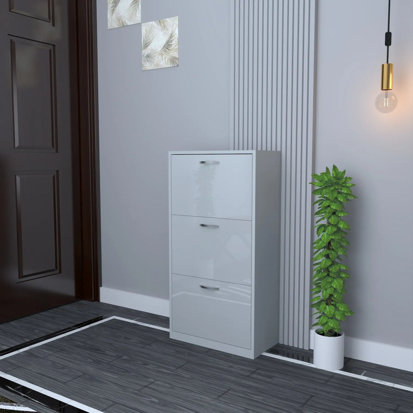 Lyon 3 Tier Shoe Cabinet