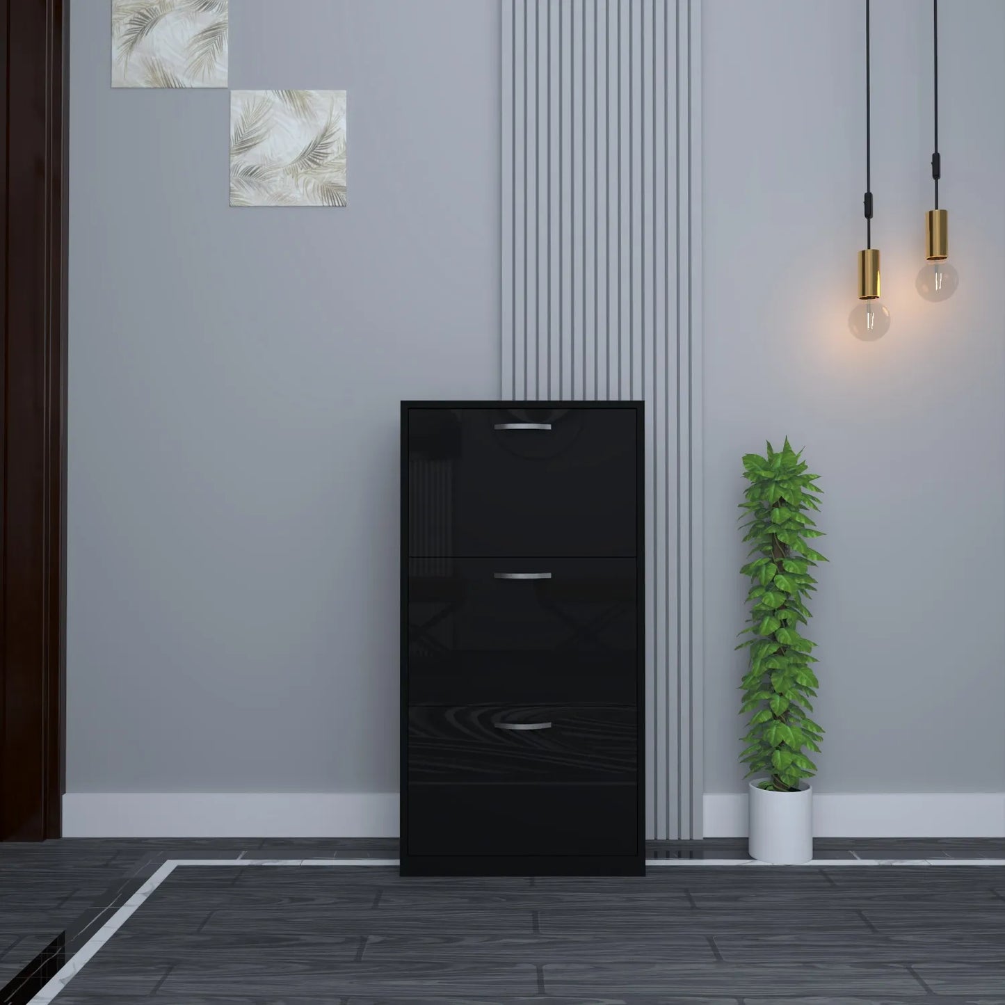 Lyon 3 Tier Shoe Cabinet