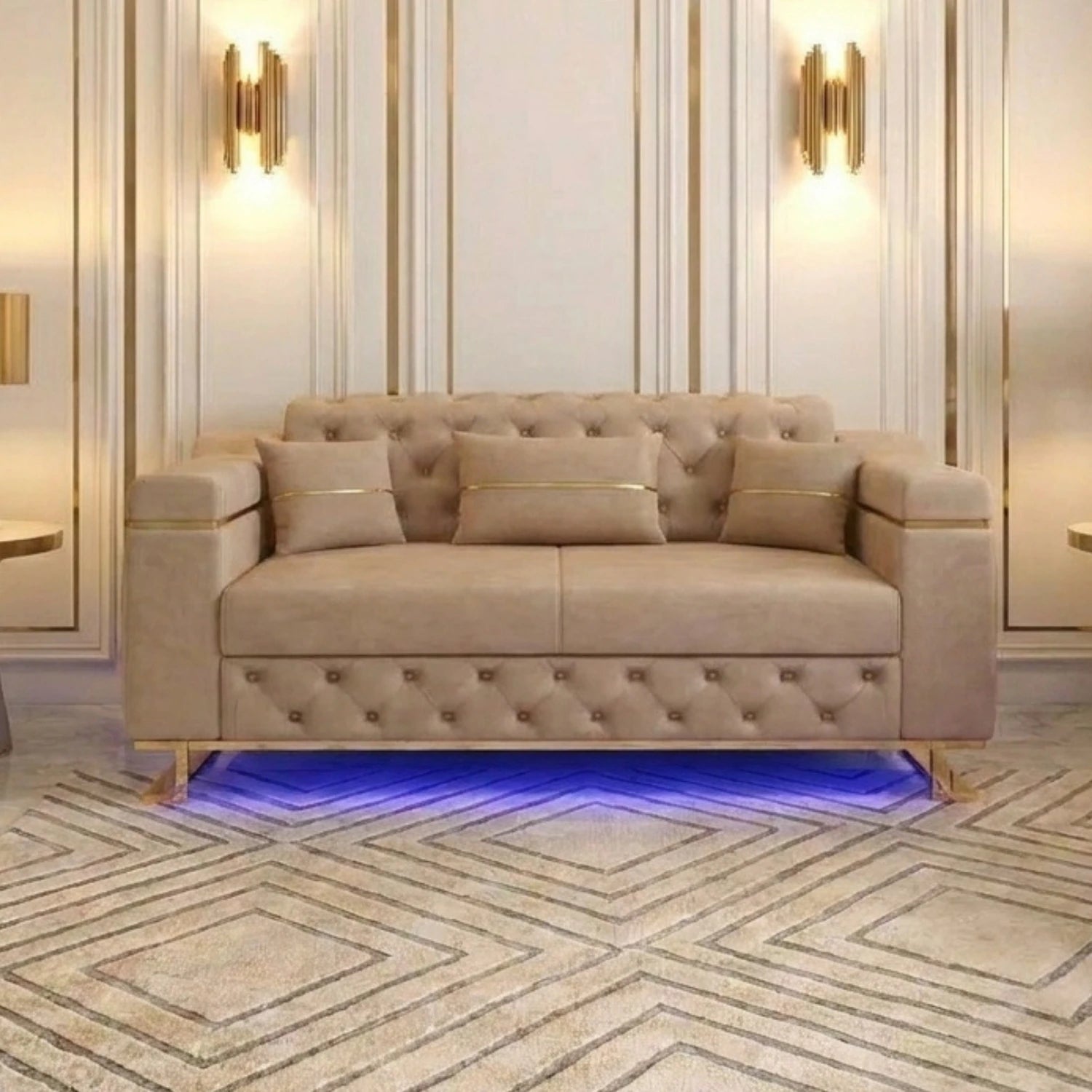 2 Seater Cream