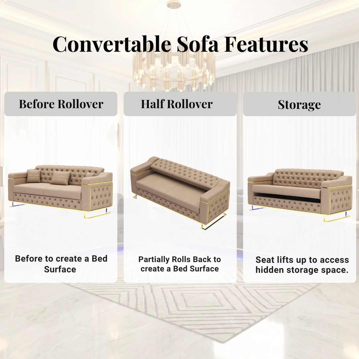 2 Seater Cream