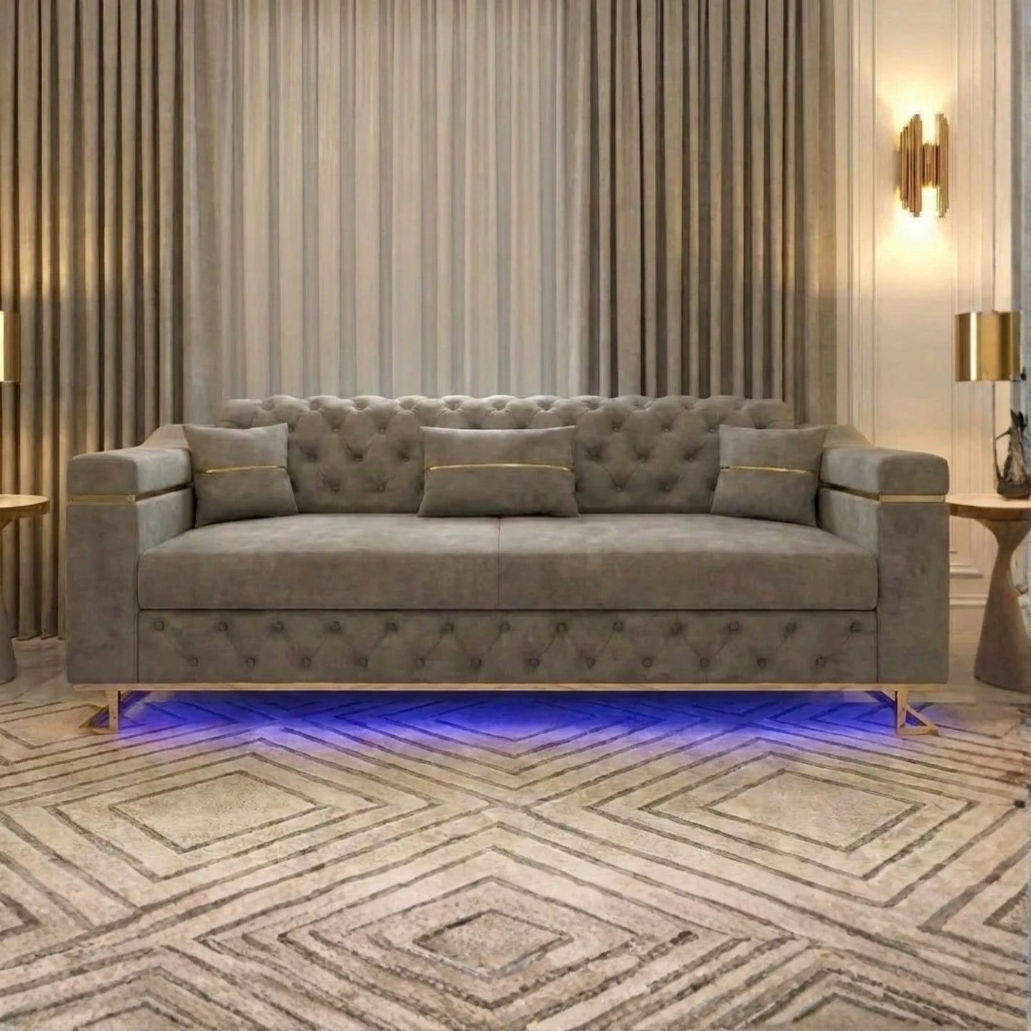3 Seater Grey