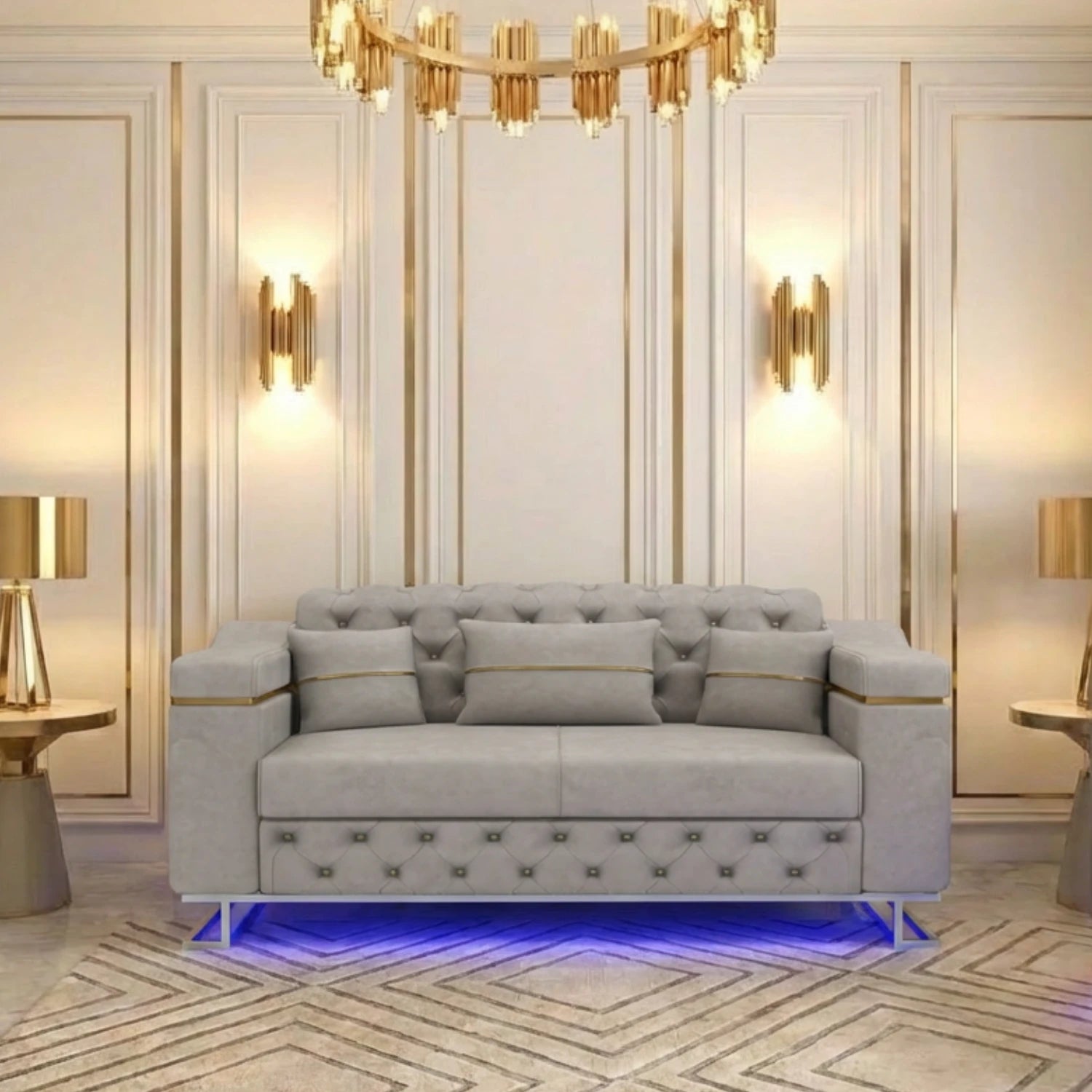 2 Seater Grey