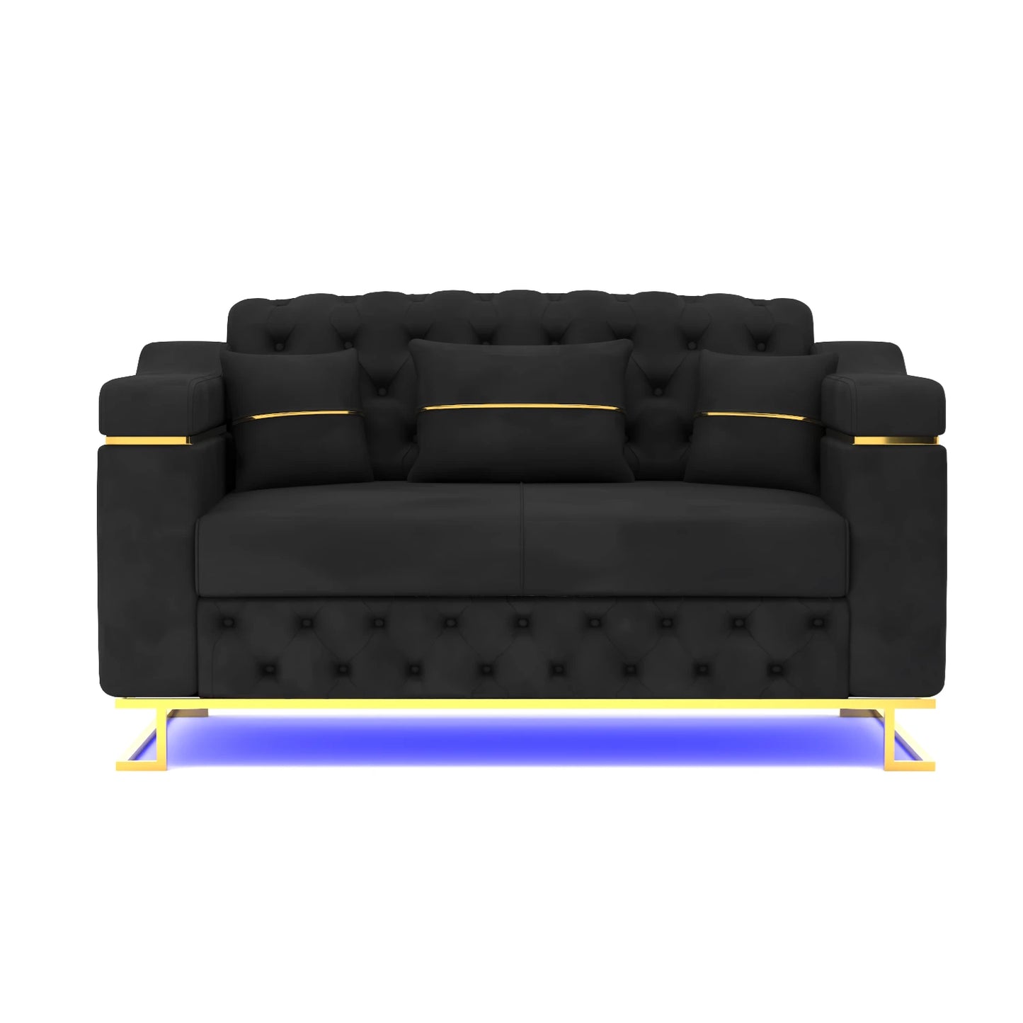 2 Seater Black