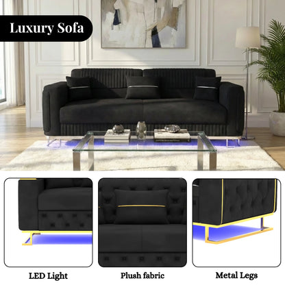 2 Seater Black