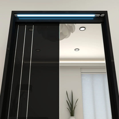 Porto 2 Doors Wardrobe | COLOR: Black | SIZE: 125cm 