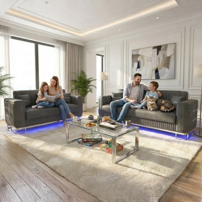 3 Seater Grey