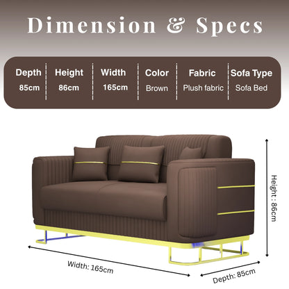 3+2 Seater Brown