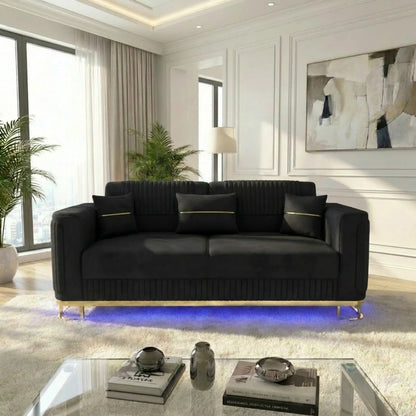 2 Seater Black