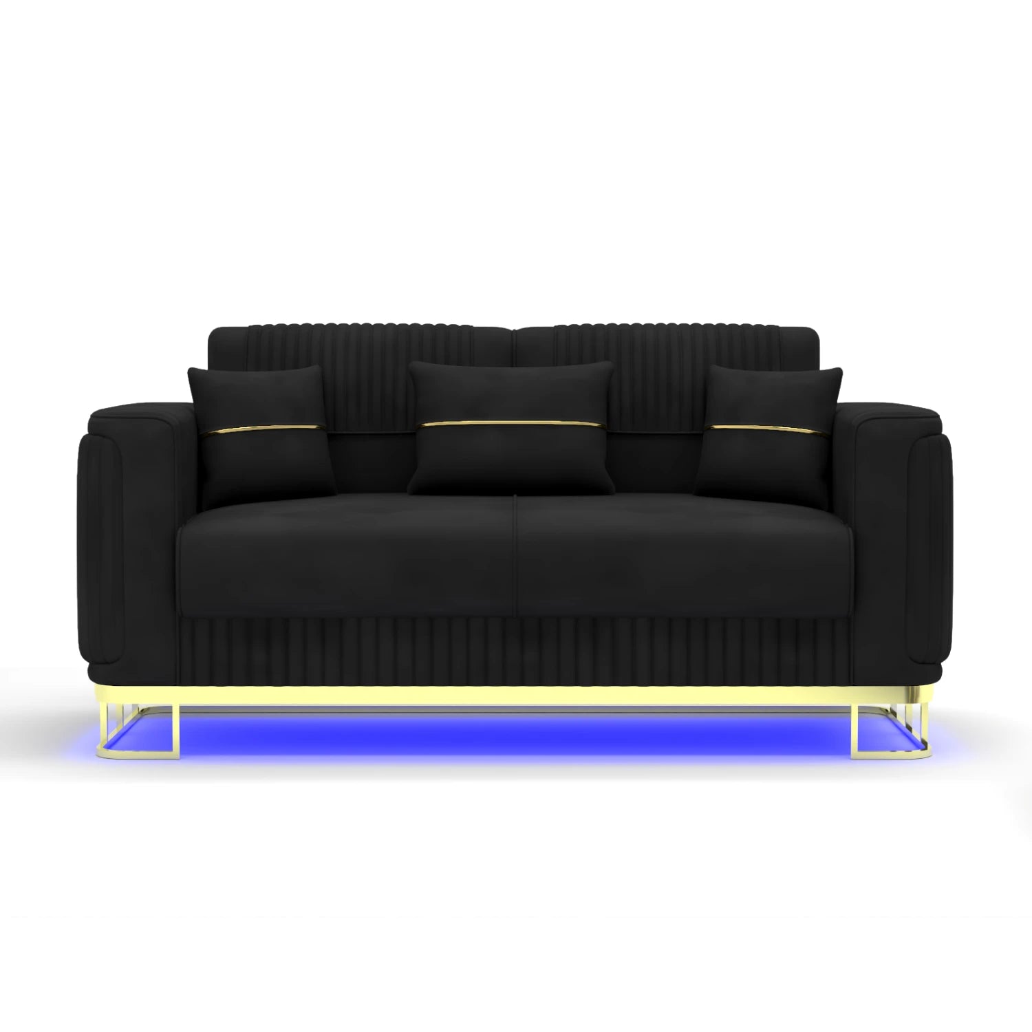 2 Seater Black