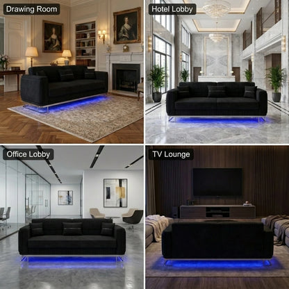 2 Seater Black