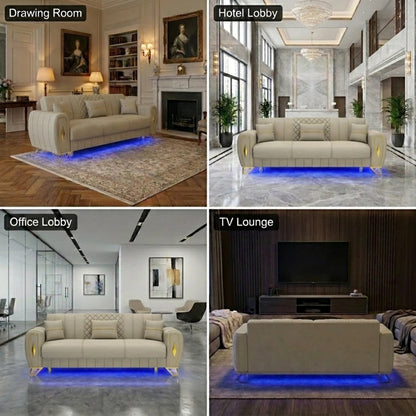 2 Seater Cream