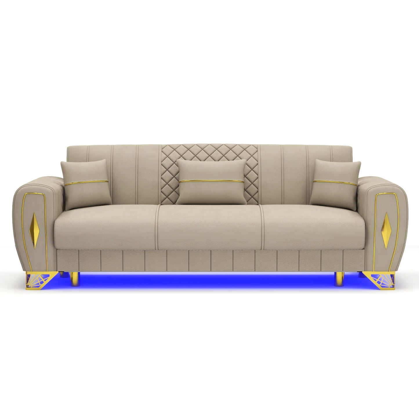3 Seater Cream