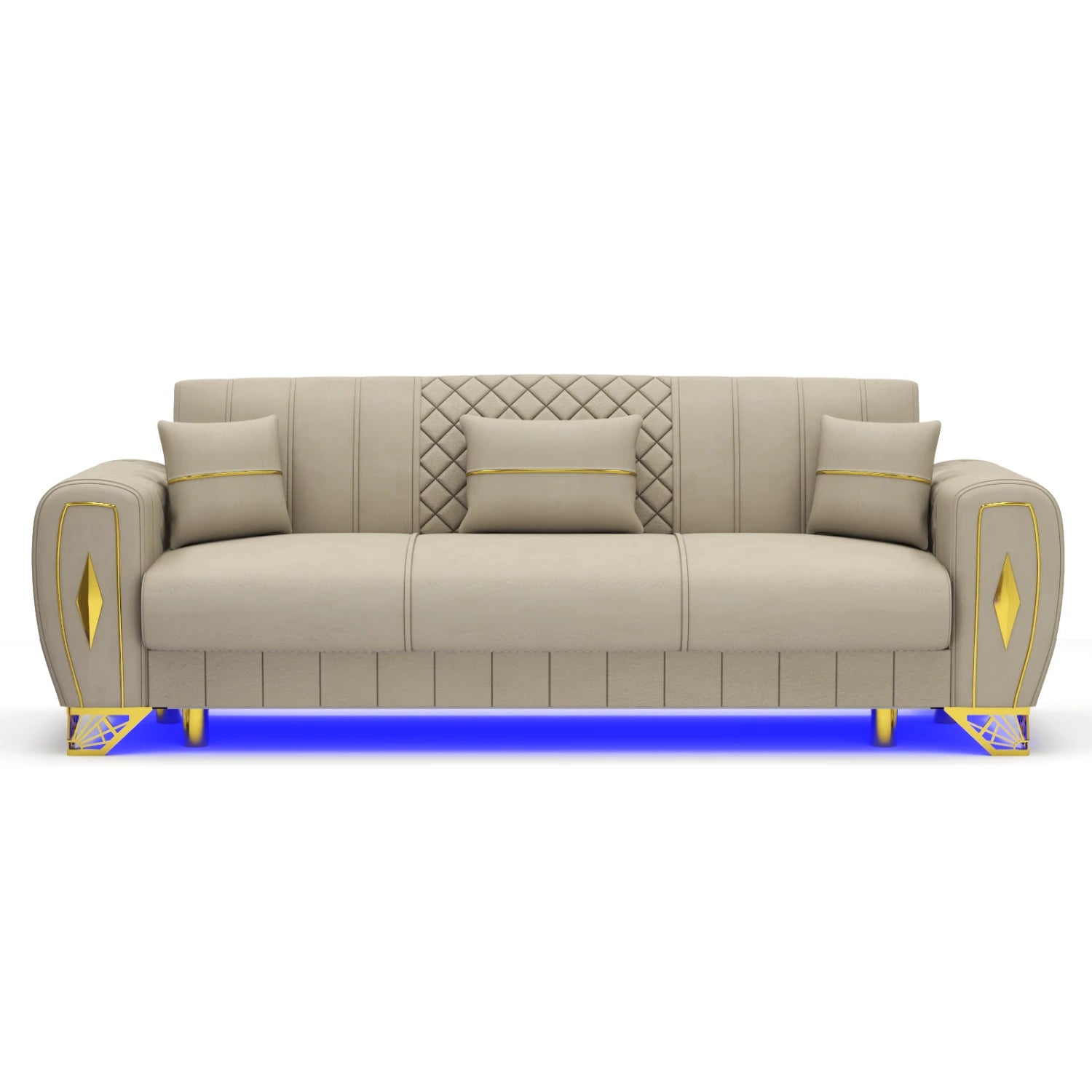 3 Seater Cream
