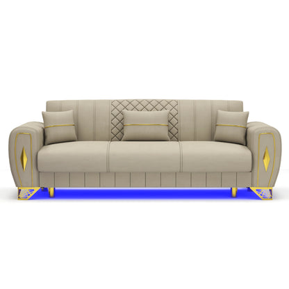 3 Seater Cream