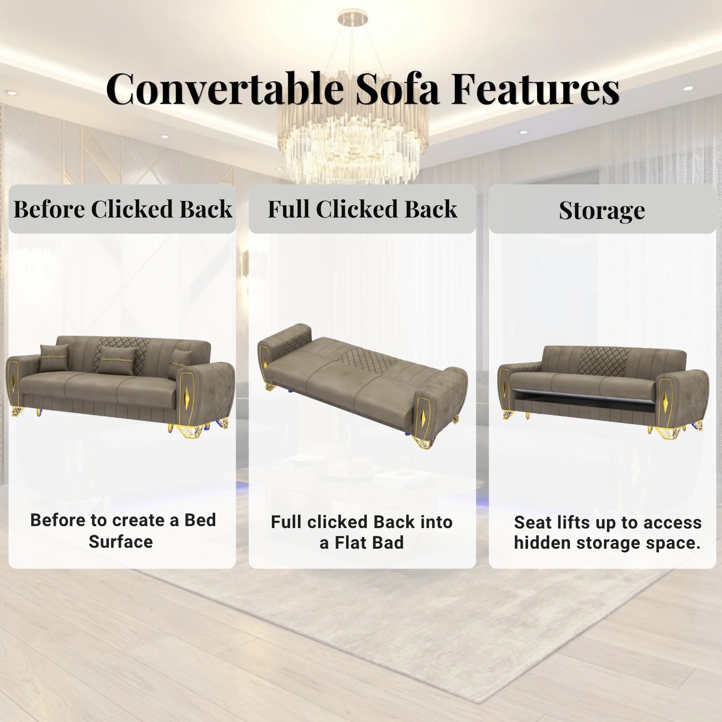 3+2 Seater Mink