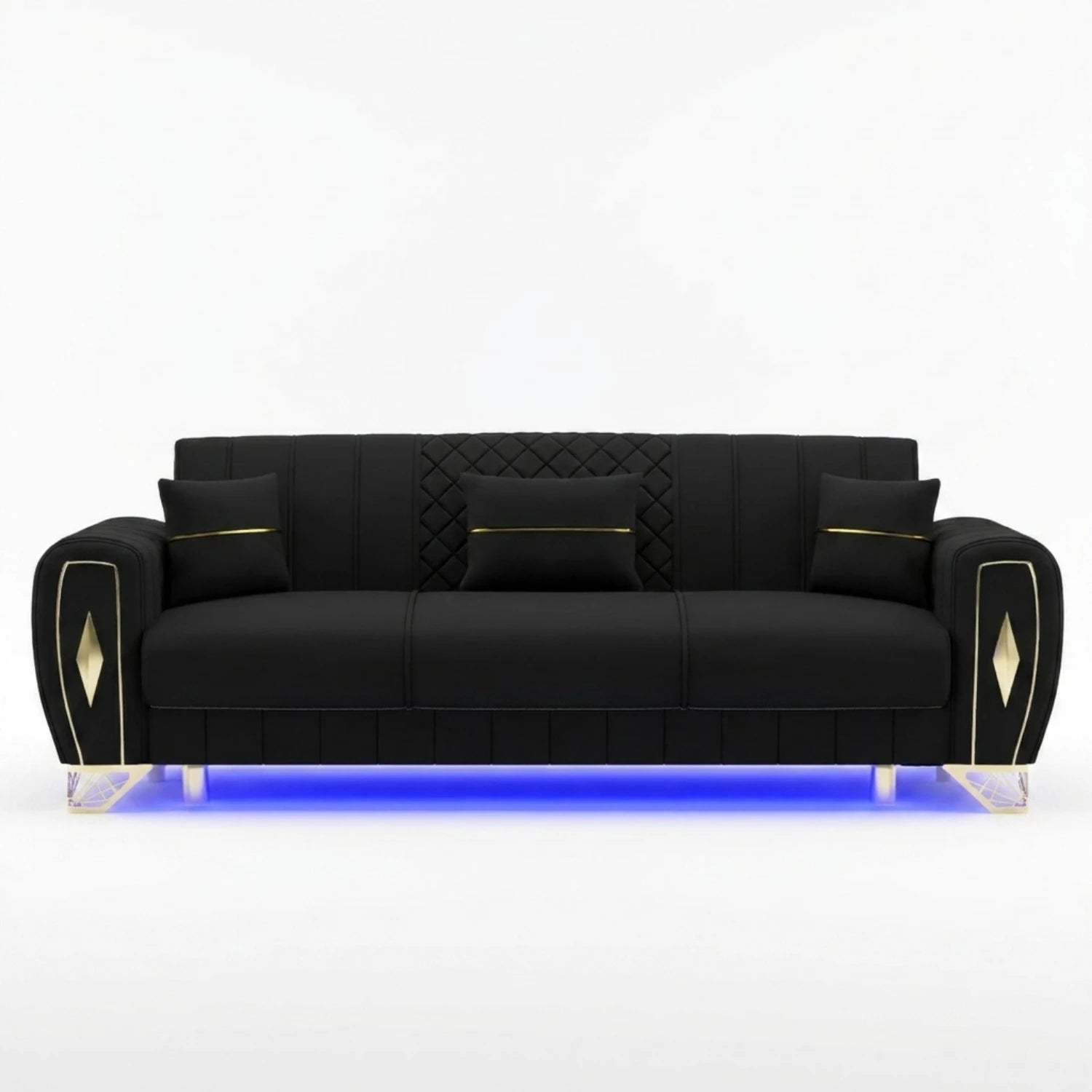 3 Seater Black