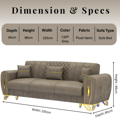 3 Seater Mink