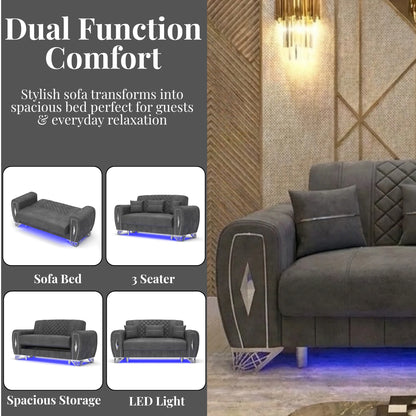 2 Seater Grey