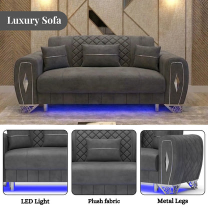 2 Seater Grey