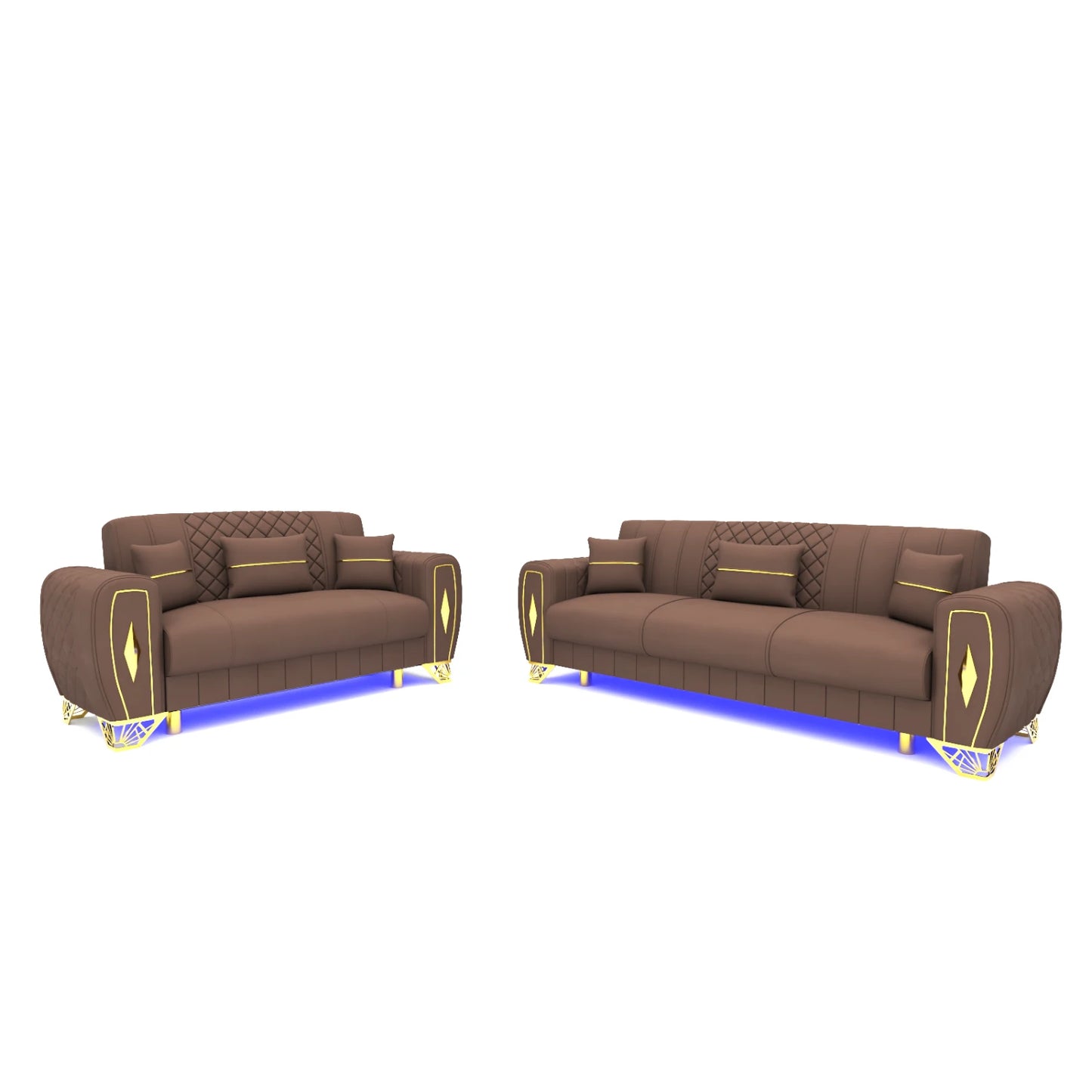 3+2 Seater Brown