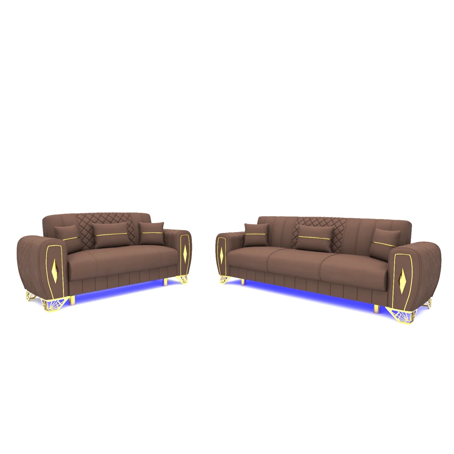 3+2 Seater Brown