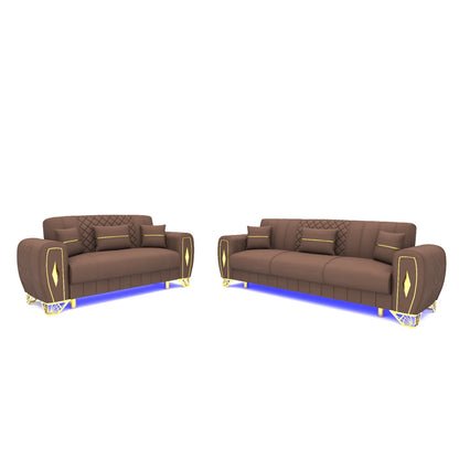 3+2 Seater Brown