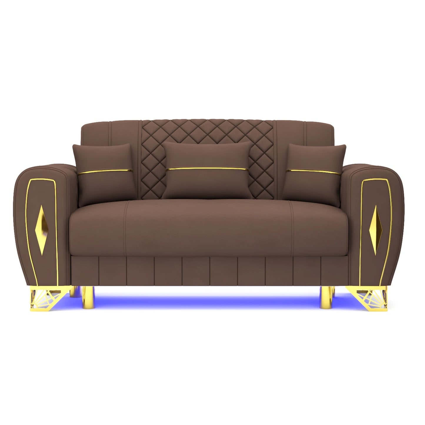 2 Seater Brown