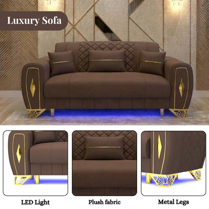 2 Seater Brown