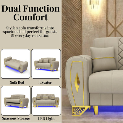 3+2 Seater Cream