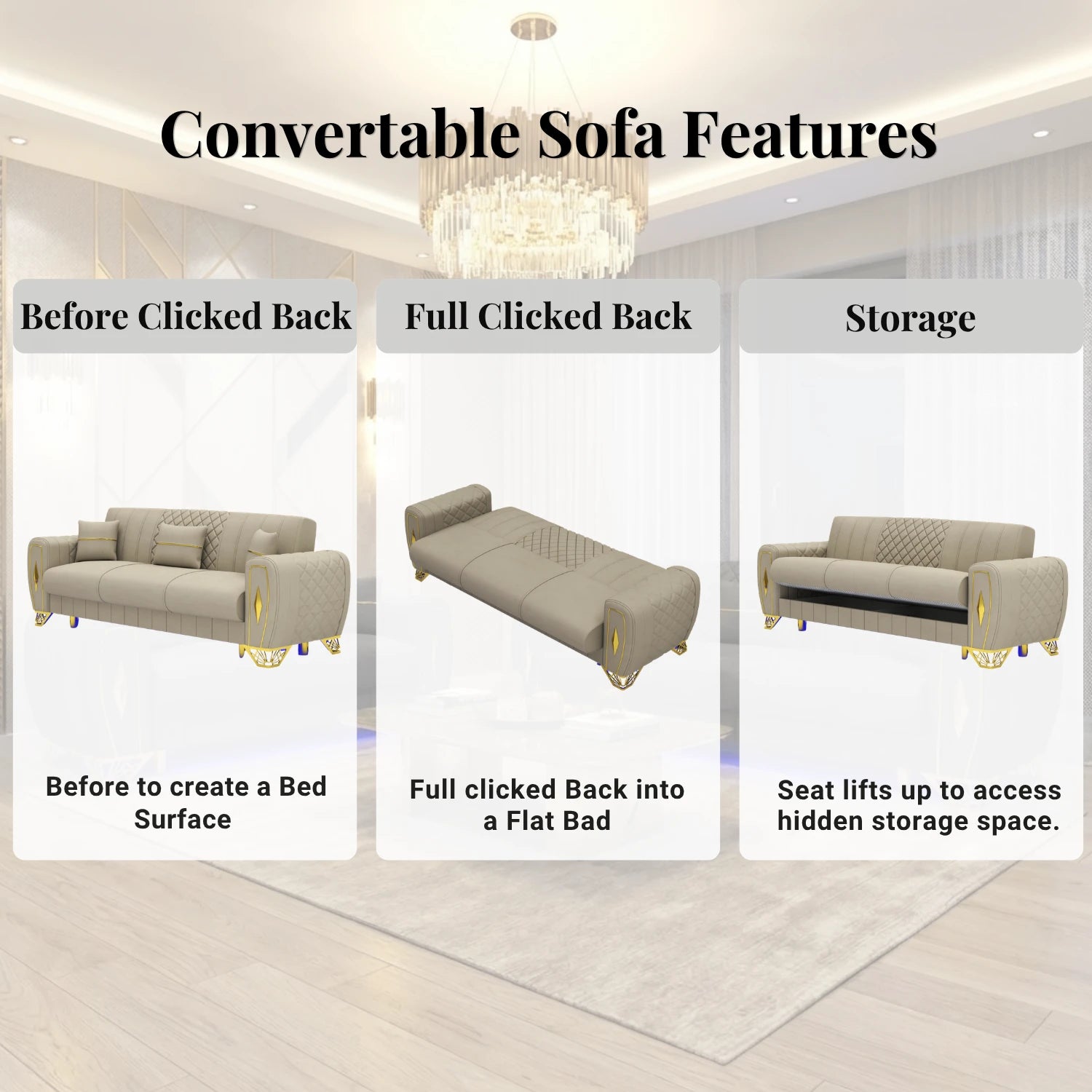 2 Seater Cream