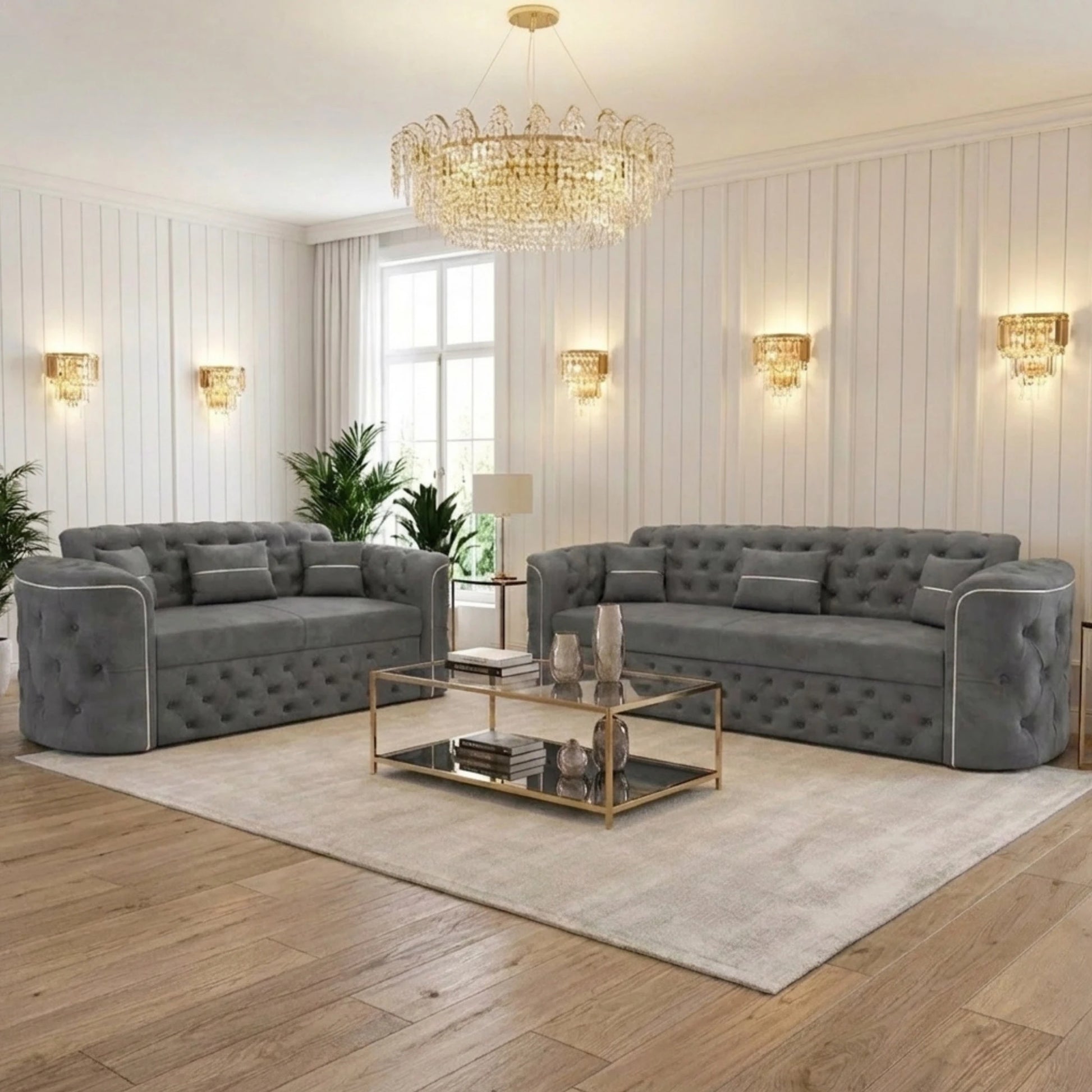 3+2 Seater Grey