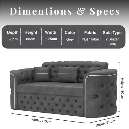 3+2 Seater Grey