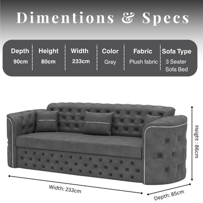 3+2 Seater Grey