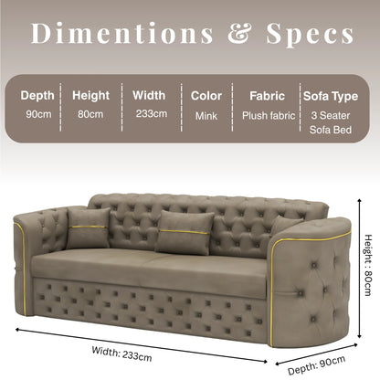 3 Seater Mink