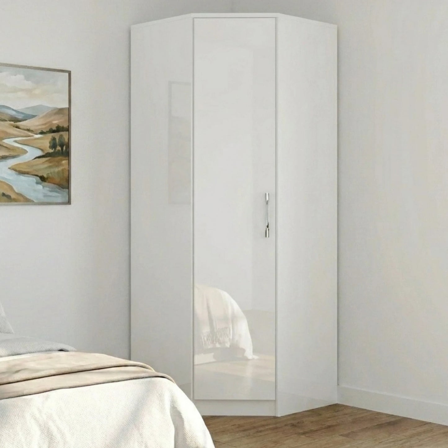 Verona 1 Door Corner Wardrobe