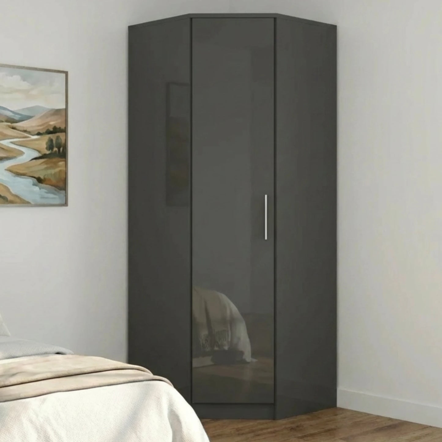 Verona 1 Door Corner Wardrobe