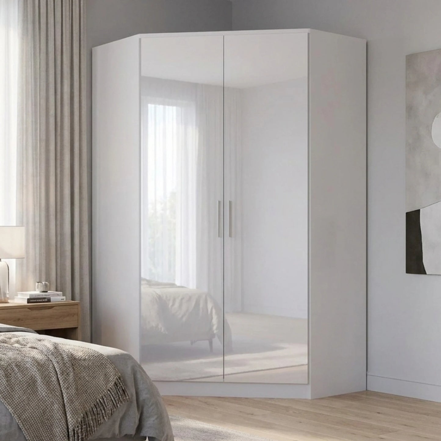 Verona Corner 2 Door Wardrobe