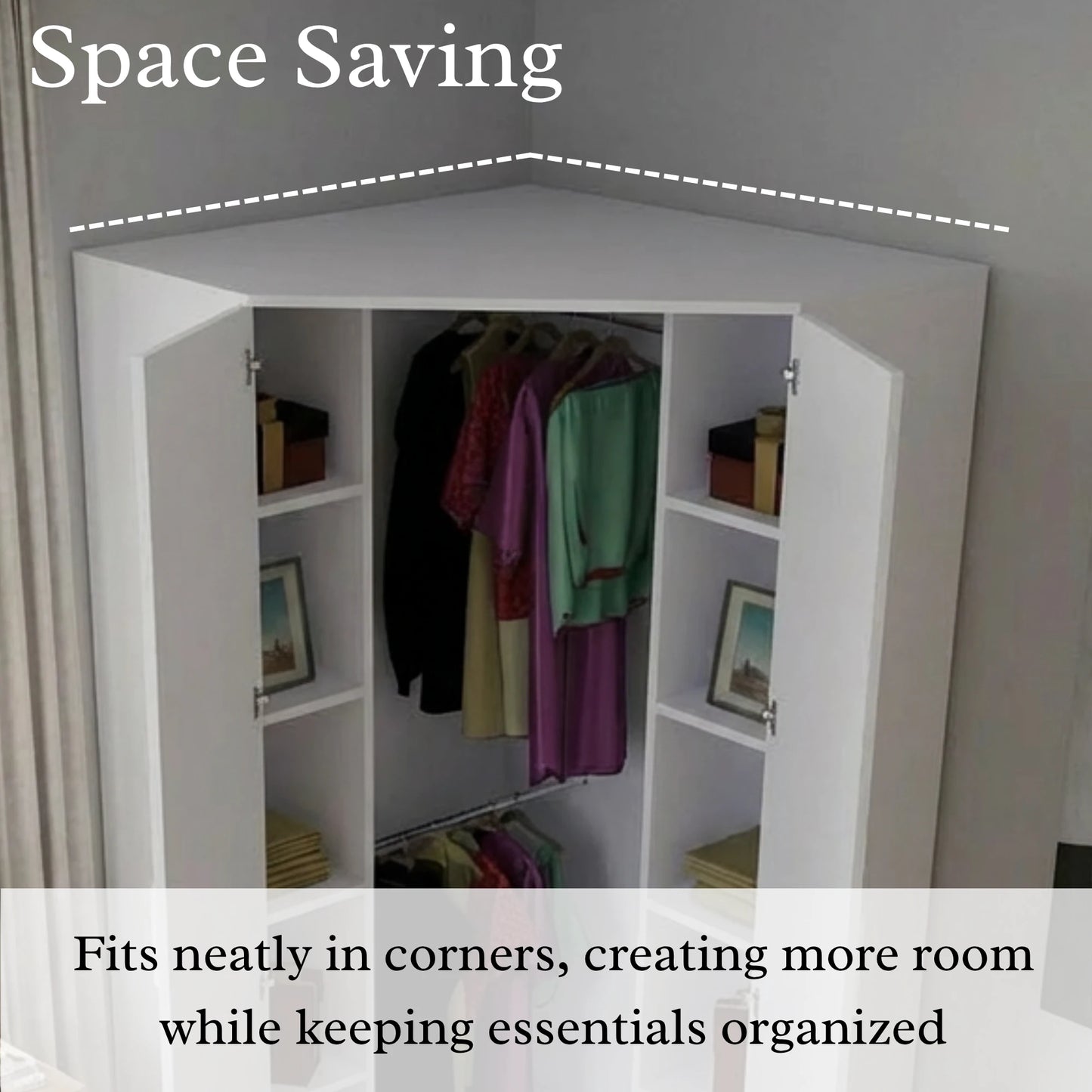 Verona Corner 2 Door Wardrobe