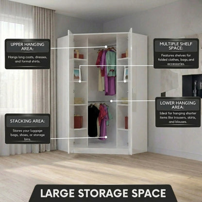 Verona Corner 2 Door Wardrobe