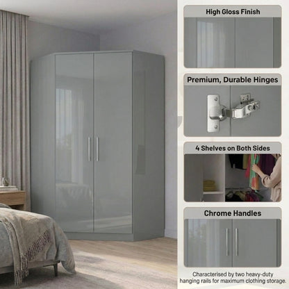 Verona Corner 2 Door Wardrobe