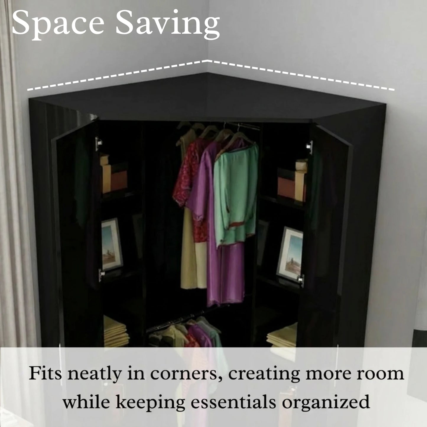 Verona Corner 2 Door Wardrobe