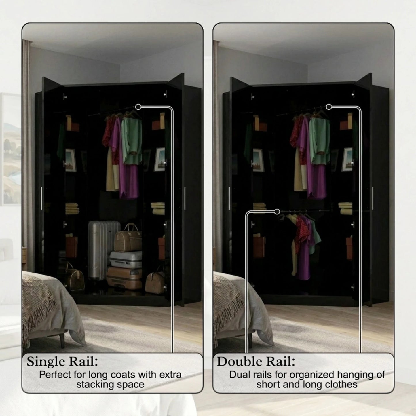 Verona Corner 2 Door Wardrobe