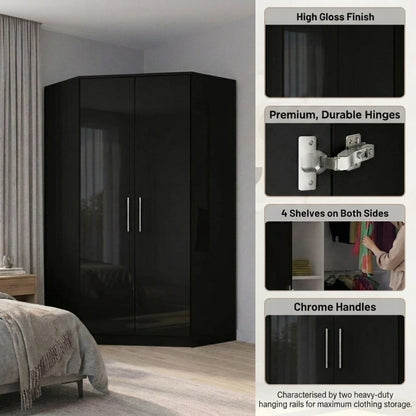 Verona Corner 2 Door Wardrobe