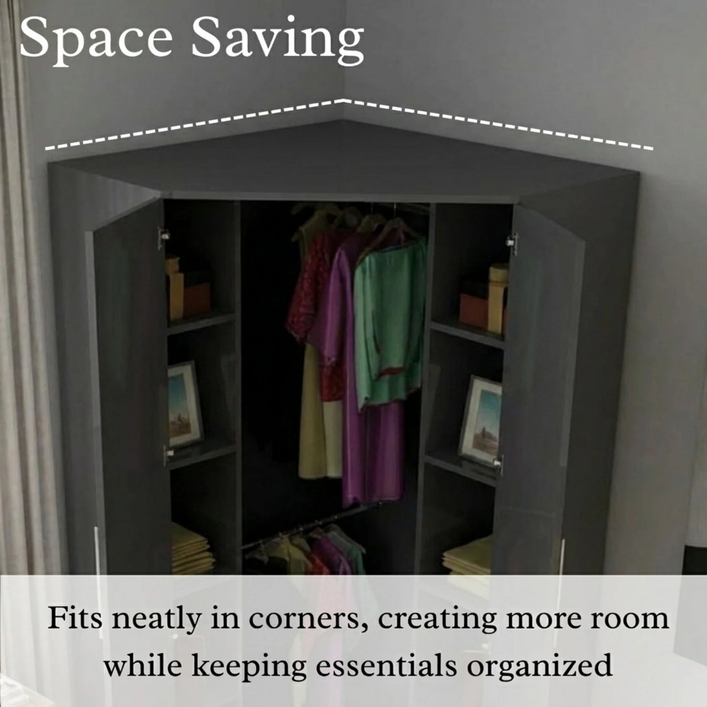 Verona Corner 2 Door Wardrobe