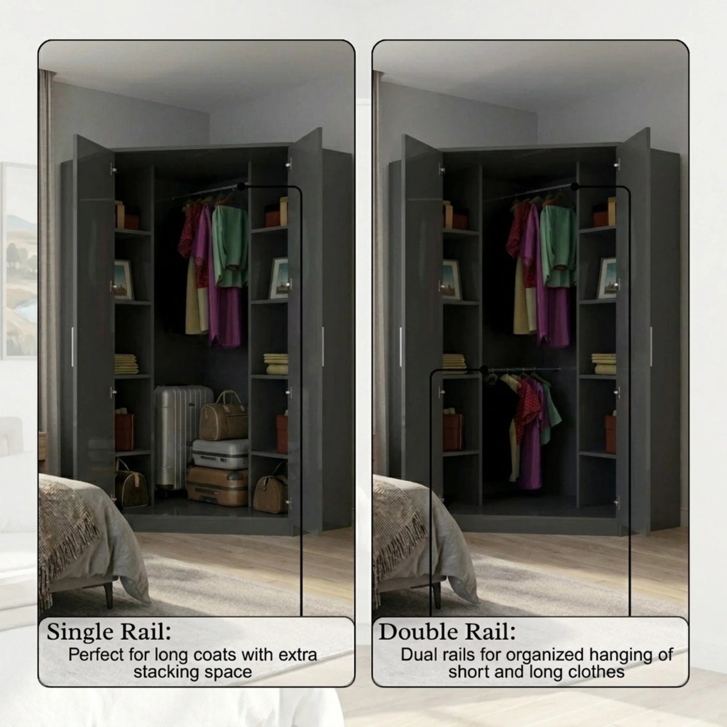 Verona Corner 2 Door Wardrobe