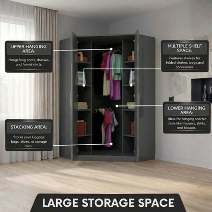 Verona Corner 2 Door Wardrobe