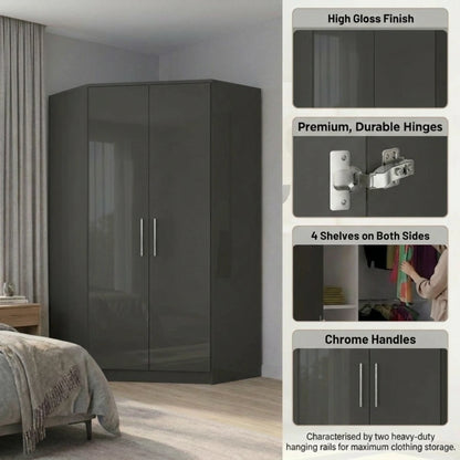 Verona Corner 2 Door Wardrobe